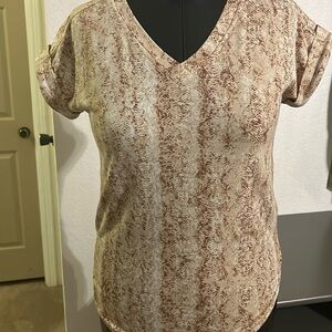 NWOT Cupio snake print t shirt